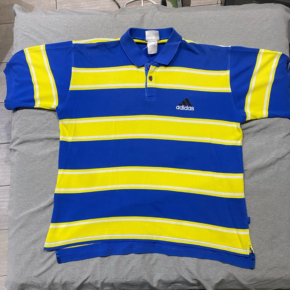 Vintage Addidas striped shirt